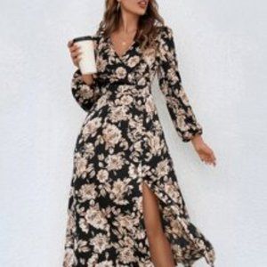 NWOT! SHEIN Midi Dress with slit